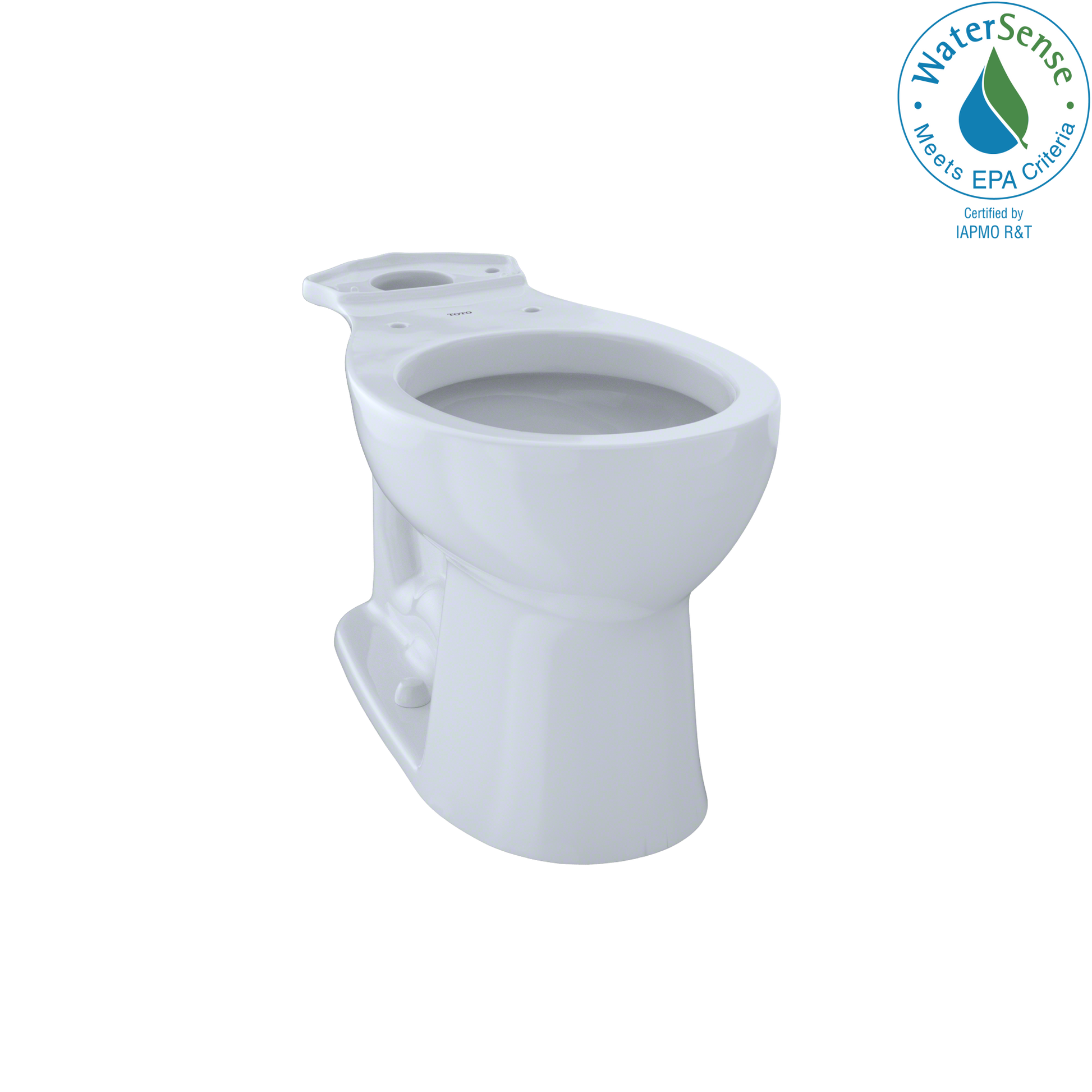 TOTO C243EF#01 Entrada Universal Height Round Toilet Bowl , Cotton White