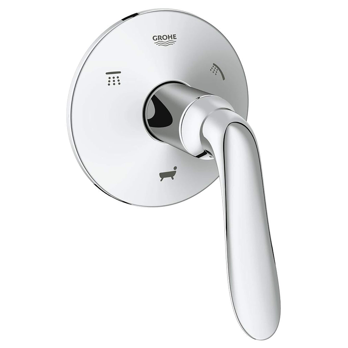 GROHE 19957000 Agira Chrome 3-Way Diverter Trim