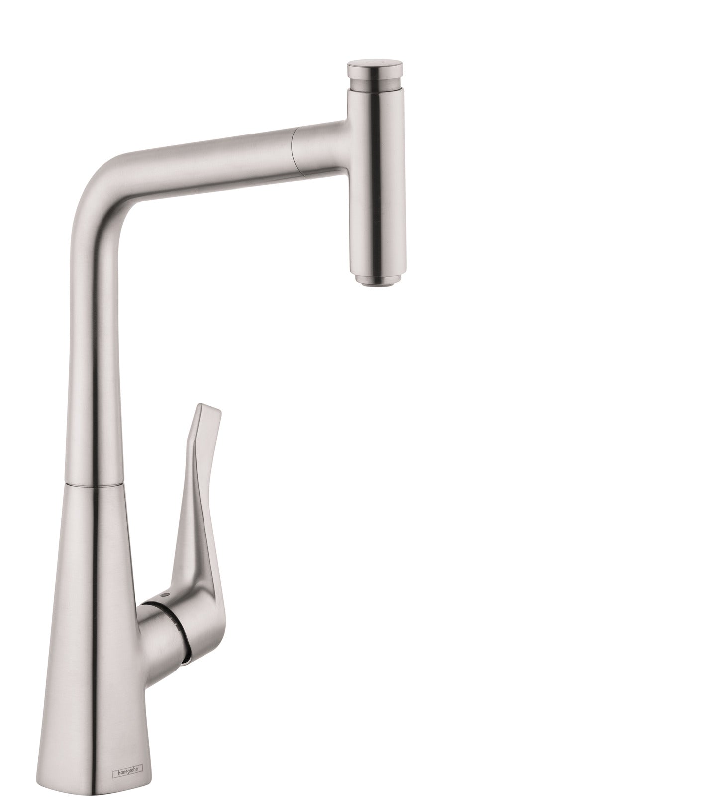 HANSGROHE 14884801 Stainless Steel Optic Metris Select Modern Kitchen Faucet 1.75 GPM