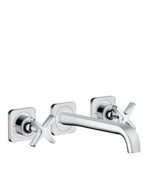 AXOR 36107001 Chrome Citterio E Modern Wall Mounted Bathroom Faucet 1.2 GPM