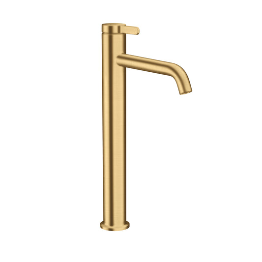AXOR 48002251 Brushed Gold Optic ONE Modern Single Hole Bathroom Faucet 1.2 GPM