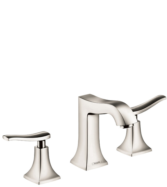 HANSGROHE 31073831 Polished Nickel Metris C Classic Widespread Bathroom Faucet 1.2 GPM