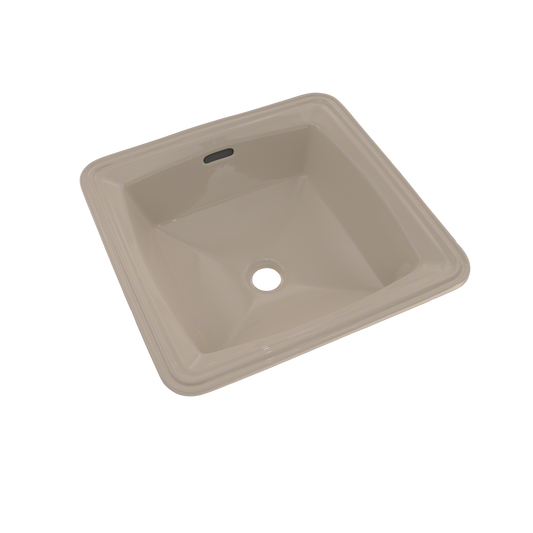 TOTO LT491G#03 Connelly Square Undermount Bathroom Sink with CEFIONTECT , Bone