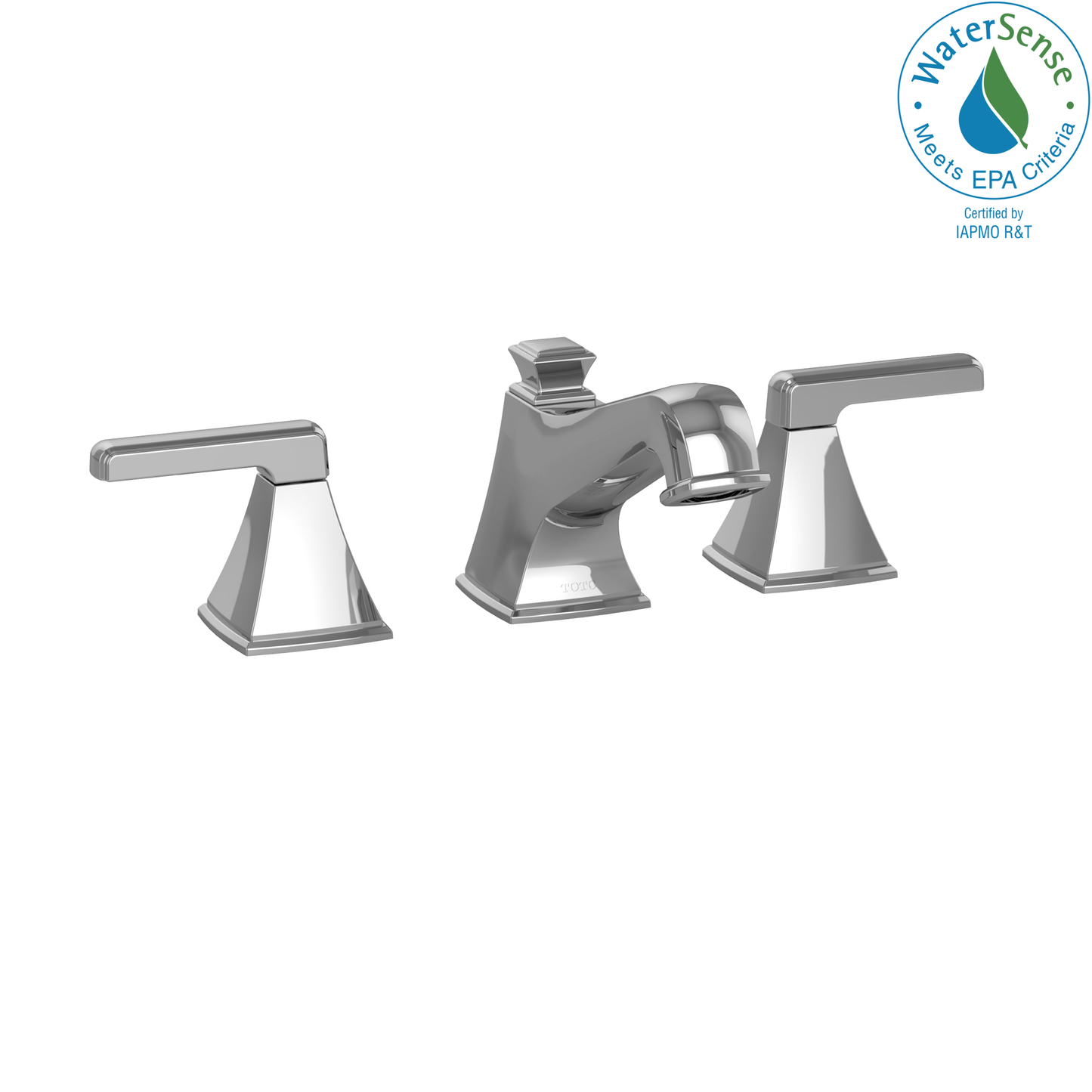 TOTO TL221DD12#CP Connelly Two Handle Widespread 1.2 GPM Bathroom Sink Faucet , Polished Chrome