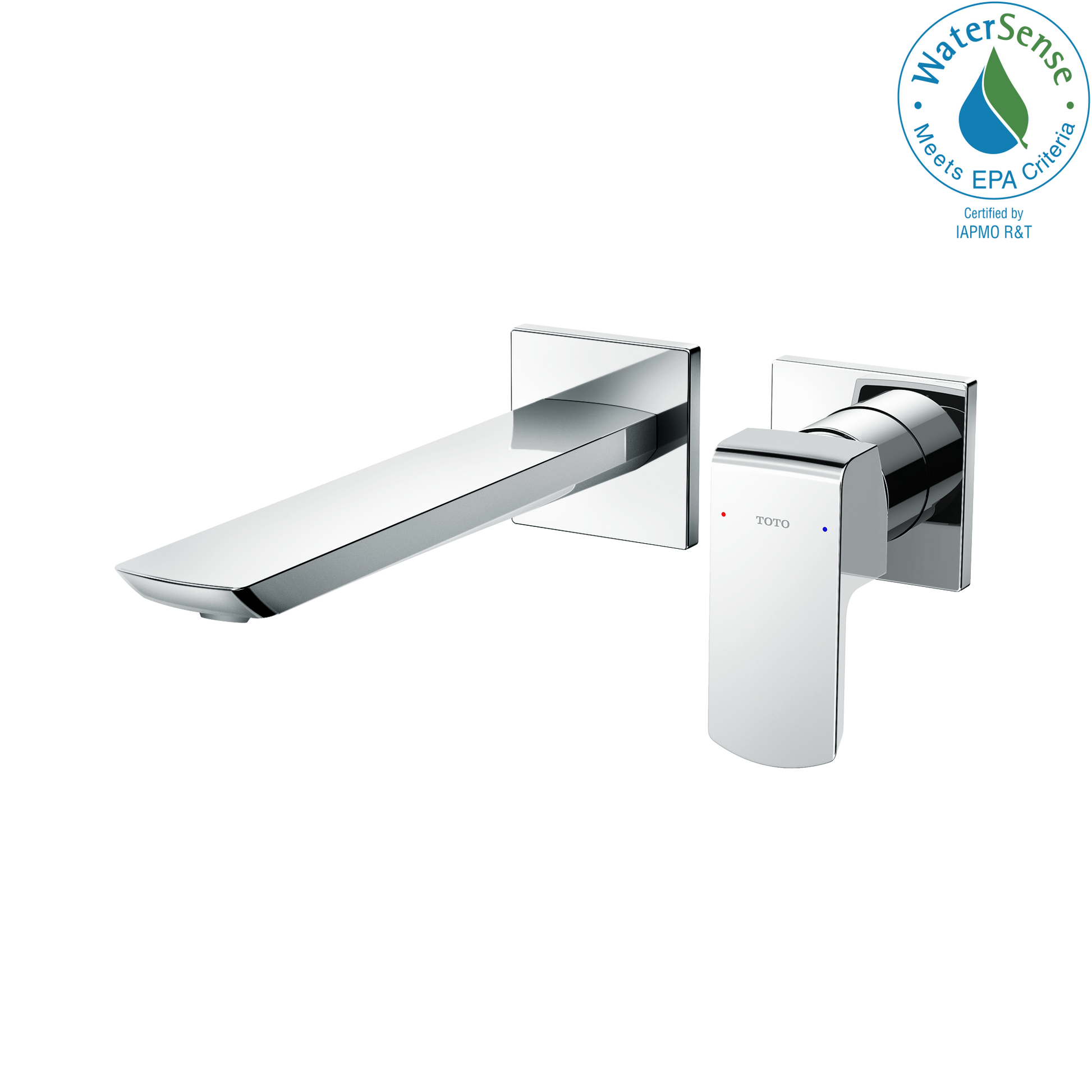 TOTO TLG02311U#CP GR 1.2 GPM Wall-Mount Single-Handle Bathroom Faucet with COMFORT GLIDE Technology , Polished Chrome