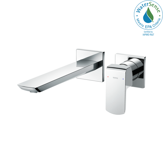 TOTO TLG02311U#CP GR 1.2 GPM Wall-Mount Single-Handle Bathroom Faucet with COMFORT GLIDE Technology , Polished Chrome