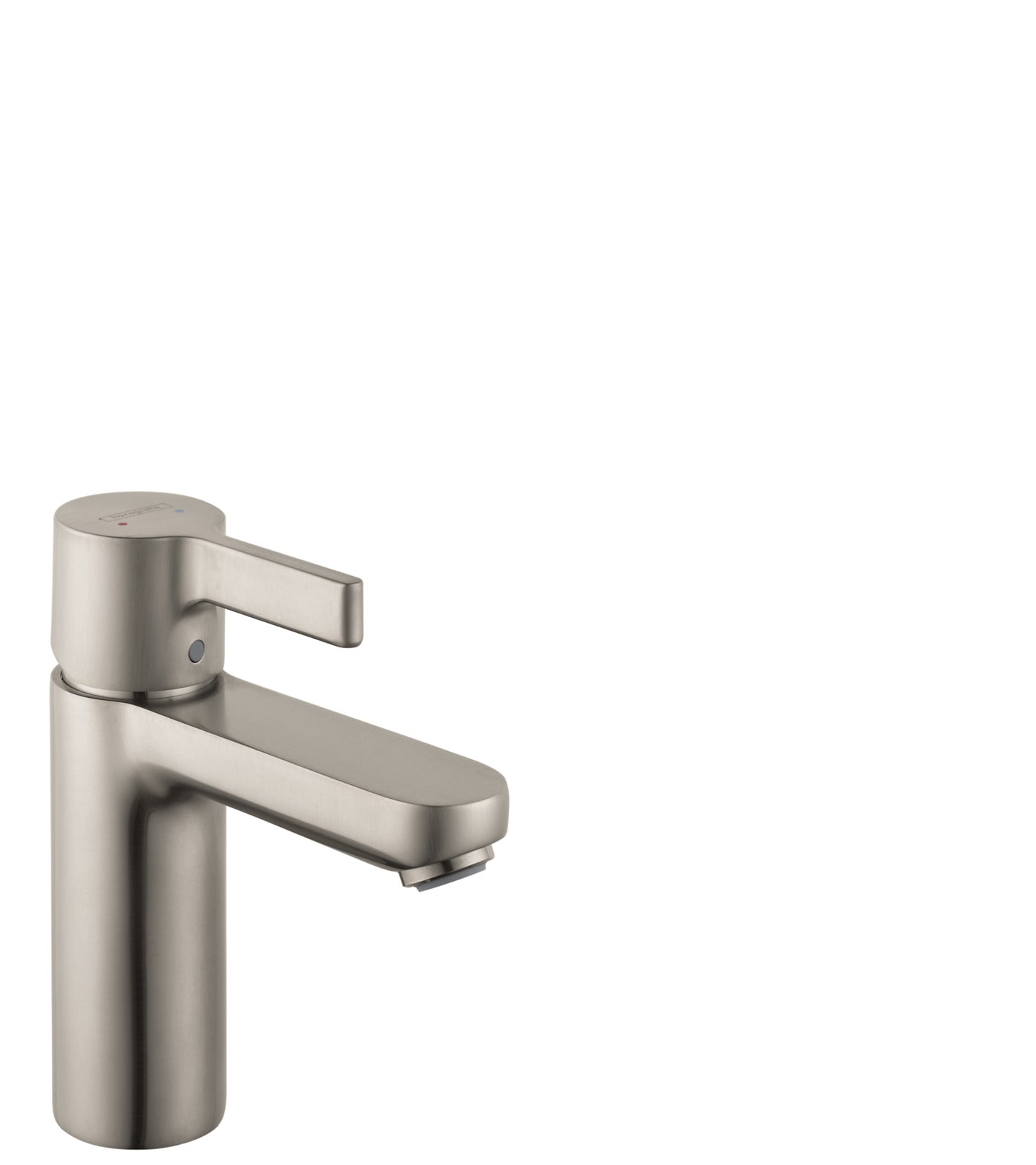 HANSGROHE 31012821 Brushed Nickel Metris S Modern Single Hole Bathroom Faucet 0.5 GPM