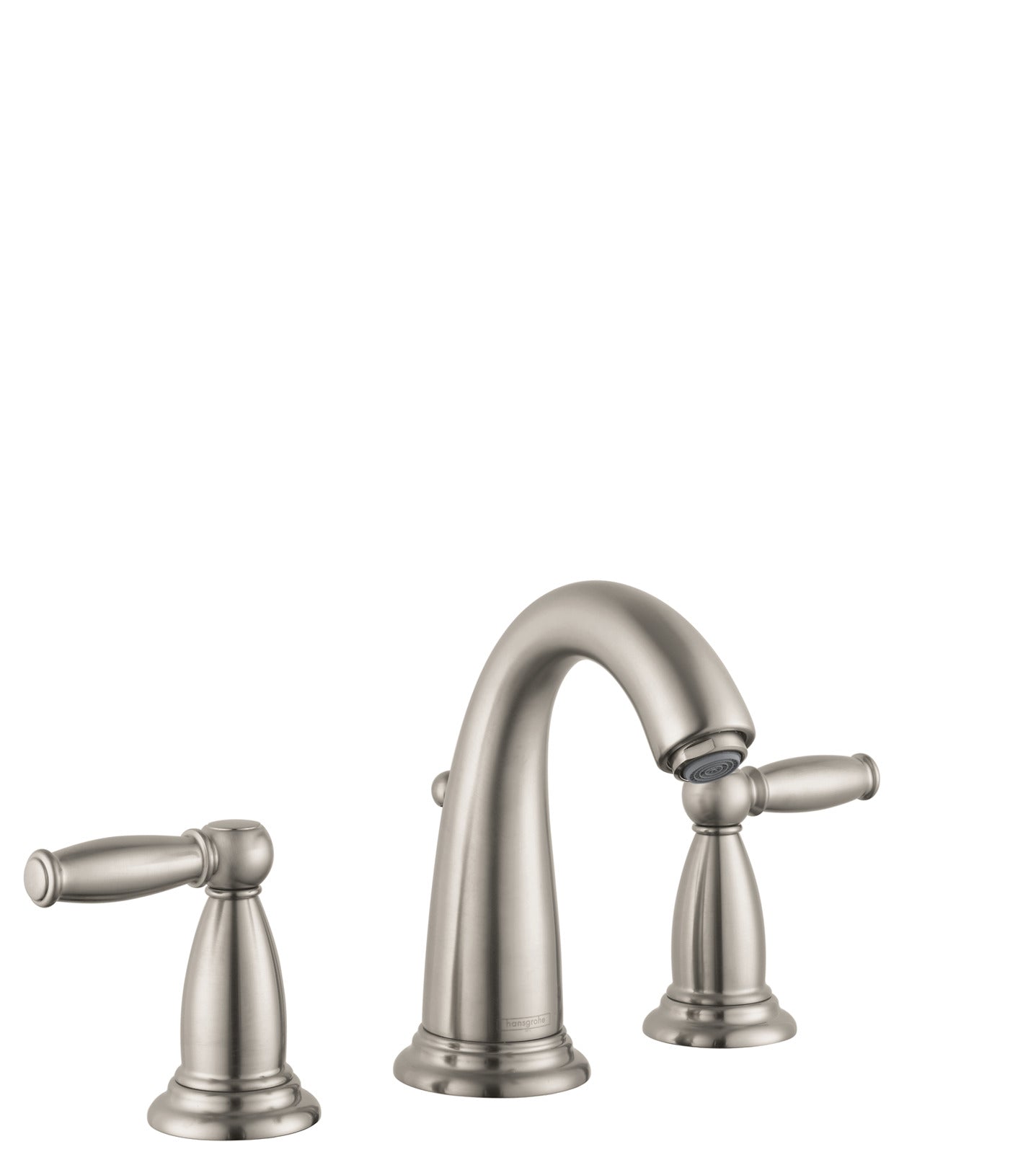 HANSGROHE 06117820 Swing C Widespread Faucet with Pop-Up Drain, 1.2 GPM in Brushed Nickel