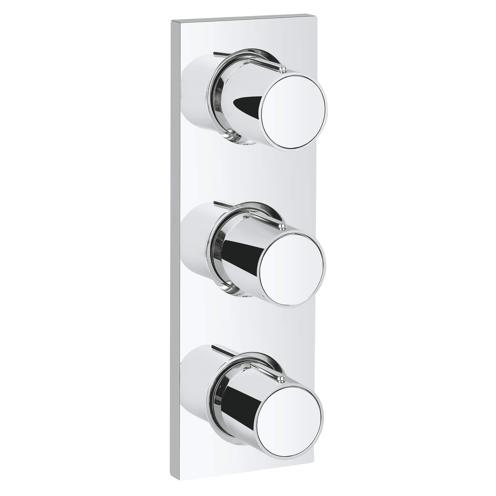 GROHE 27625000 Grohtherm Chrome Triple Volume Control Trim