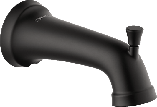 HANSGROHE 04775670 Matte Black Joleena Transitional Tub Spout