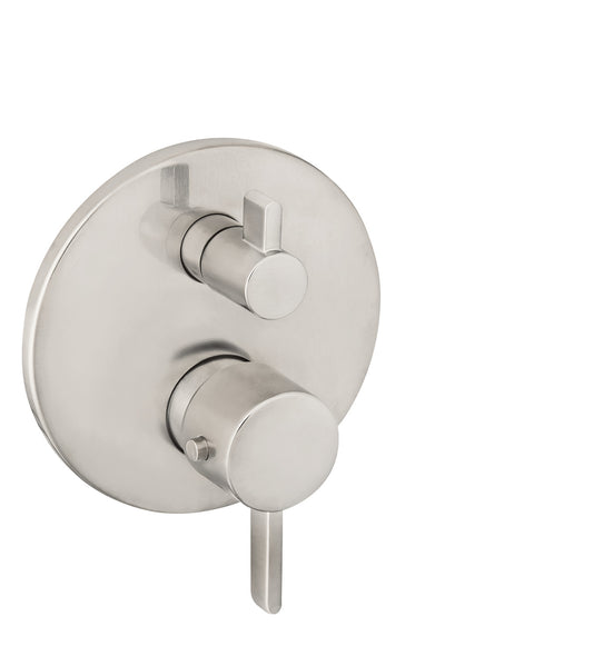 HANSGROHE 04231820 Brushed Nickel Ecostat Modern Thermostatic Trim