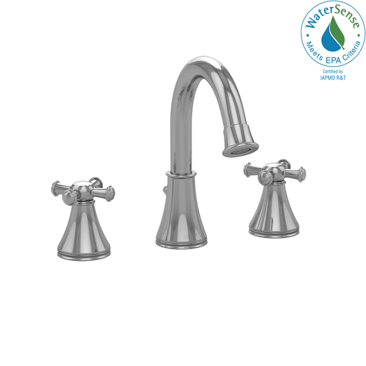 TOTO TL220DDH#CP Vivian Alta Two Cross Handle Widespread 1.5 GPM Bathroom Sink Faucet , Polished Chrome