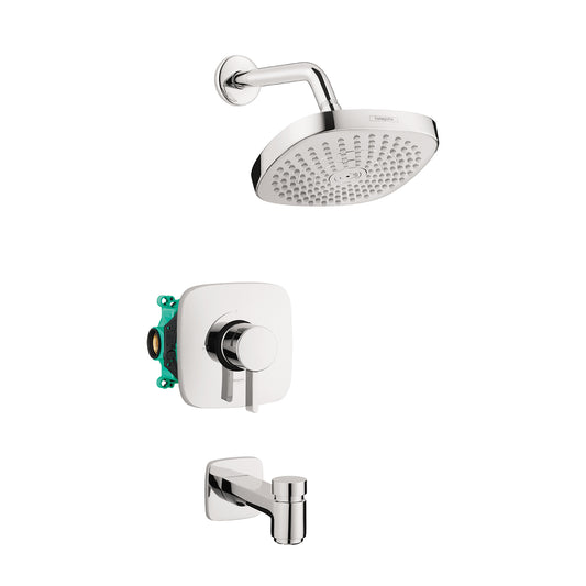 HANSGROHE 04910000 Chrome Croma Select E Modern Shower Set 2 GPM