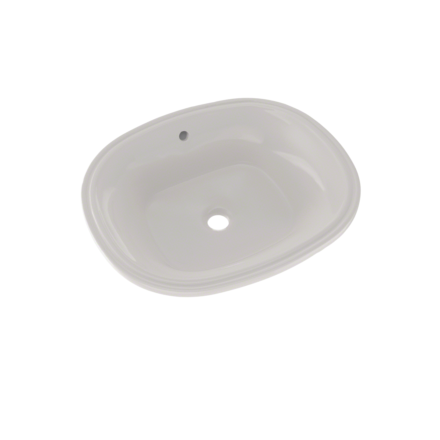 TOTO LT483G#11 Maris 17-5/8" x 14-9/16" Oval Undermount Bathroom Sink with CEFIONTECT , Colonial White