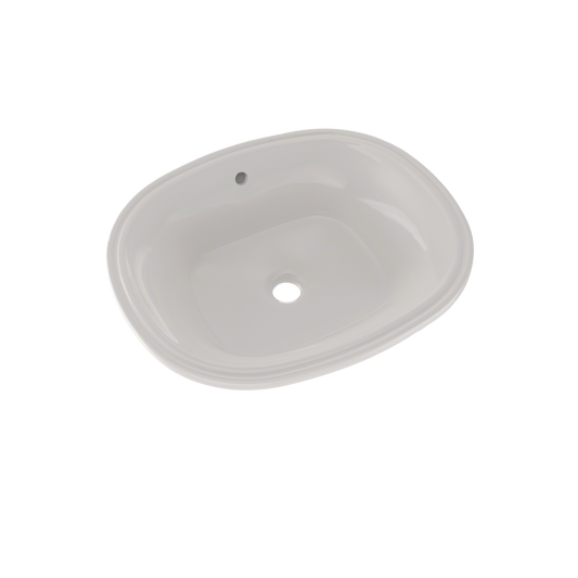 TOTO LT483G#11 Maris 17-5/8" x 14-9/16" Oval Undermount Bathroom Sink with CEFIONTECT , Colonial White