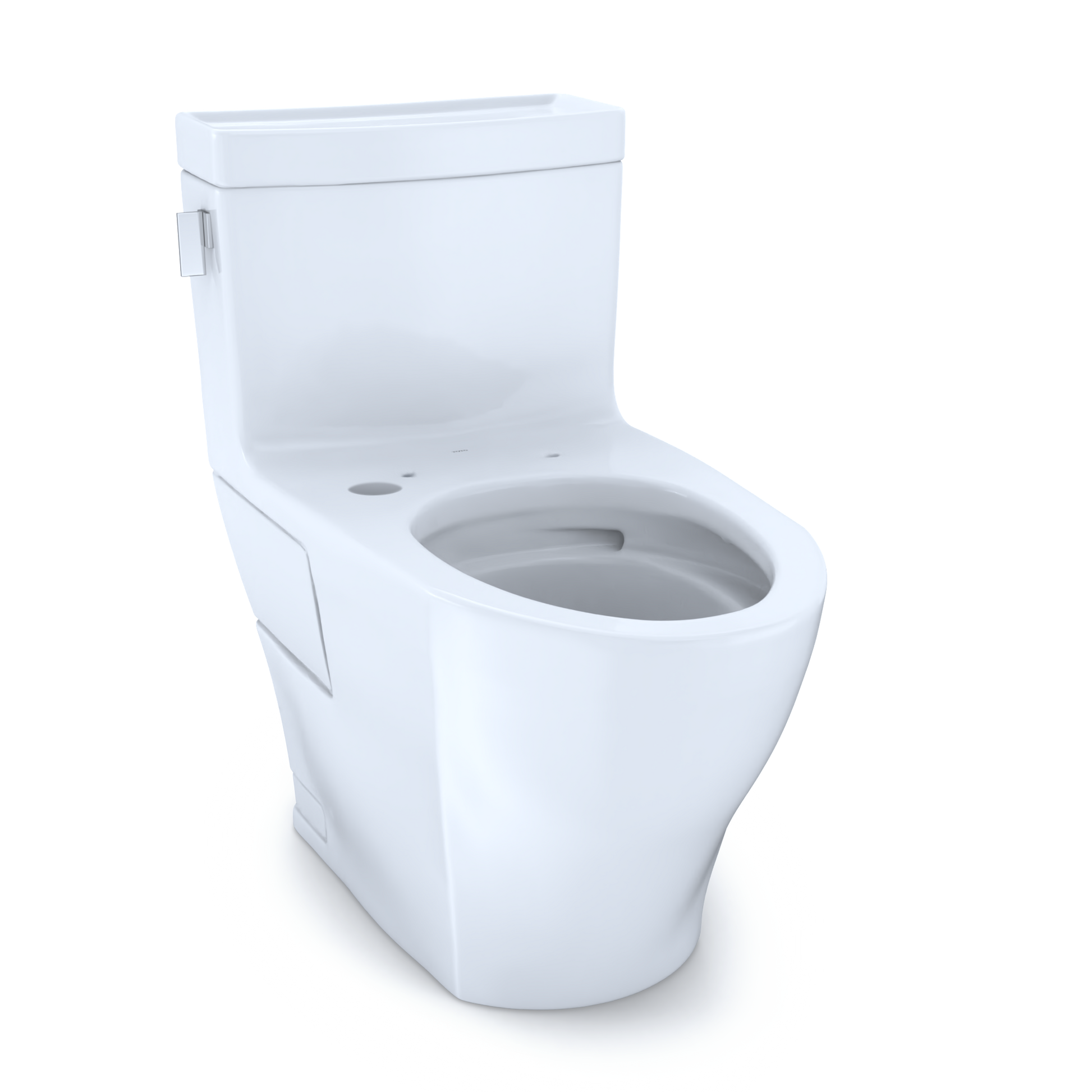 TOTO CST624CEFGAT40#01 Legato One-Piece Elongated 1.28 GPF WASHLET+ and Auto Flush Ready Toilet with CEFIONTECT , Cotton White