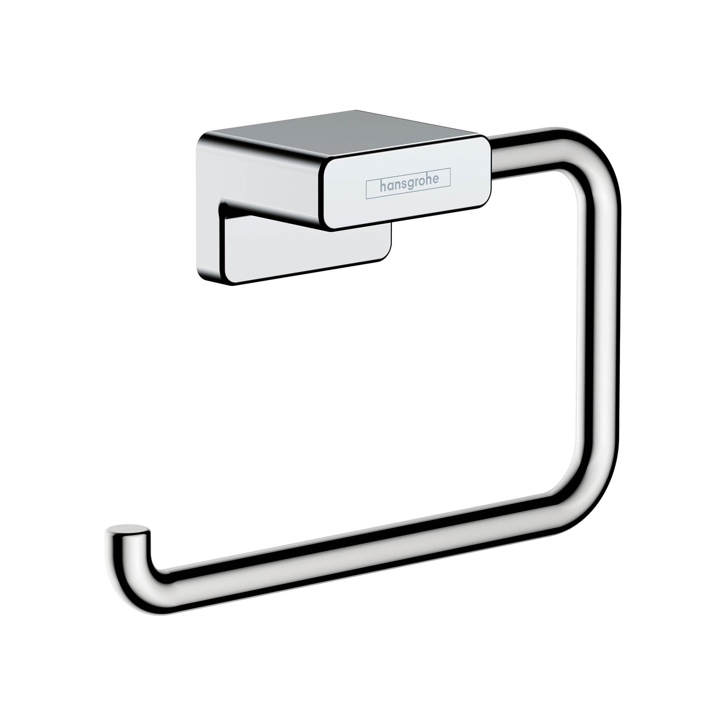 HANSGROHE 41771000 Chrome AddStoris Modern Roll Holder without Cover