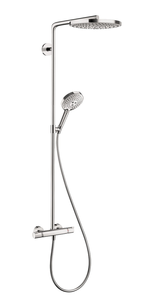 HANSGROHE 27129001 Chrome Raindance Select S Modern Showerpipe 2.5 GPM