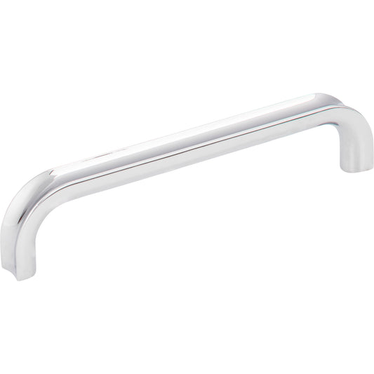 JEFFREY ALEXANDER 667-128PC 128 mm Center-to-Center Polished Chrome Rae Cabinet Pull