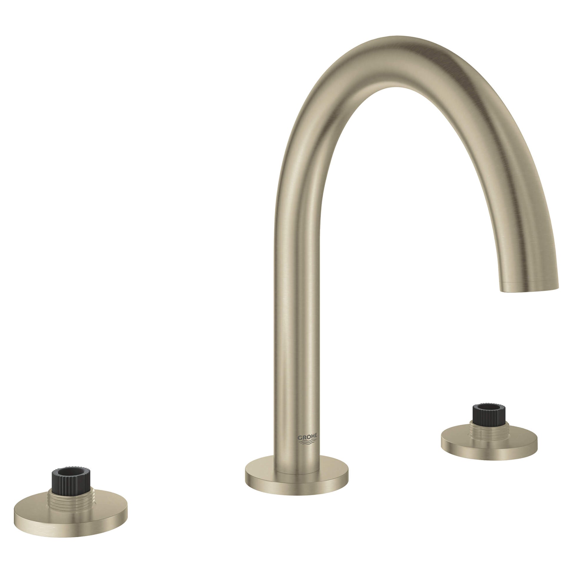 GROHE 25048EN3 Atrio New Brushed Nickel 3-Hole 2-Handle Deck Mount Roman Tub Faucet