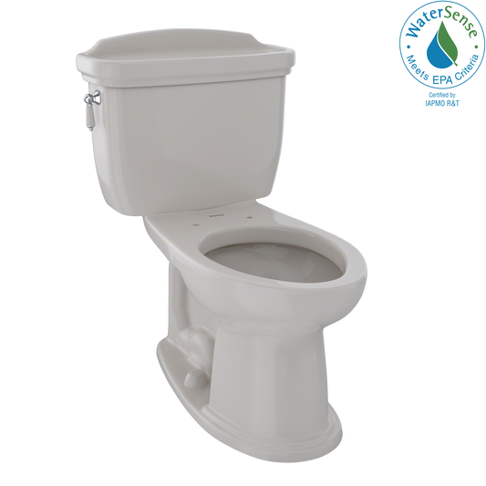 TOTO CST754EF#12 Eco Dartmouth Two-Piece Elongated 1.28 GPF Universal Height Toilet , Sedona Beige