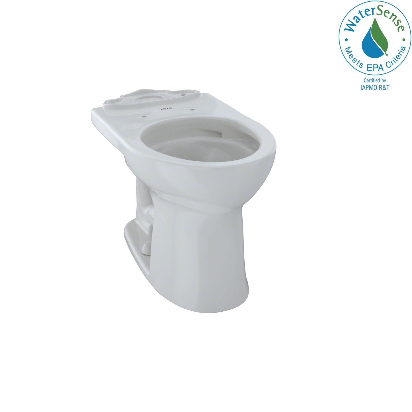 TOTO C453CUFG#11 Drake II Universal Height Round Toilet Bowl with CEFIONTECT , Colonial White