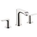 HANSGROHE 31083001 Metris Widespread Faucet 100 with Pop-Up Drain, 1.2 GPM - Chrome