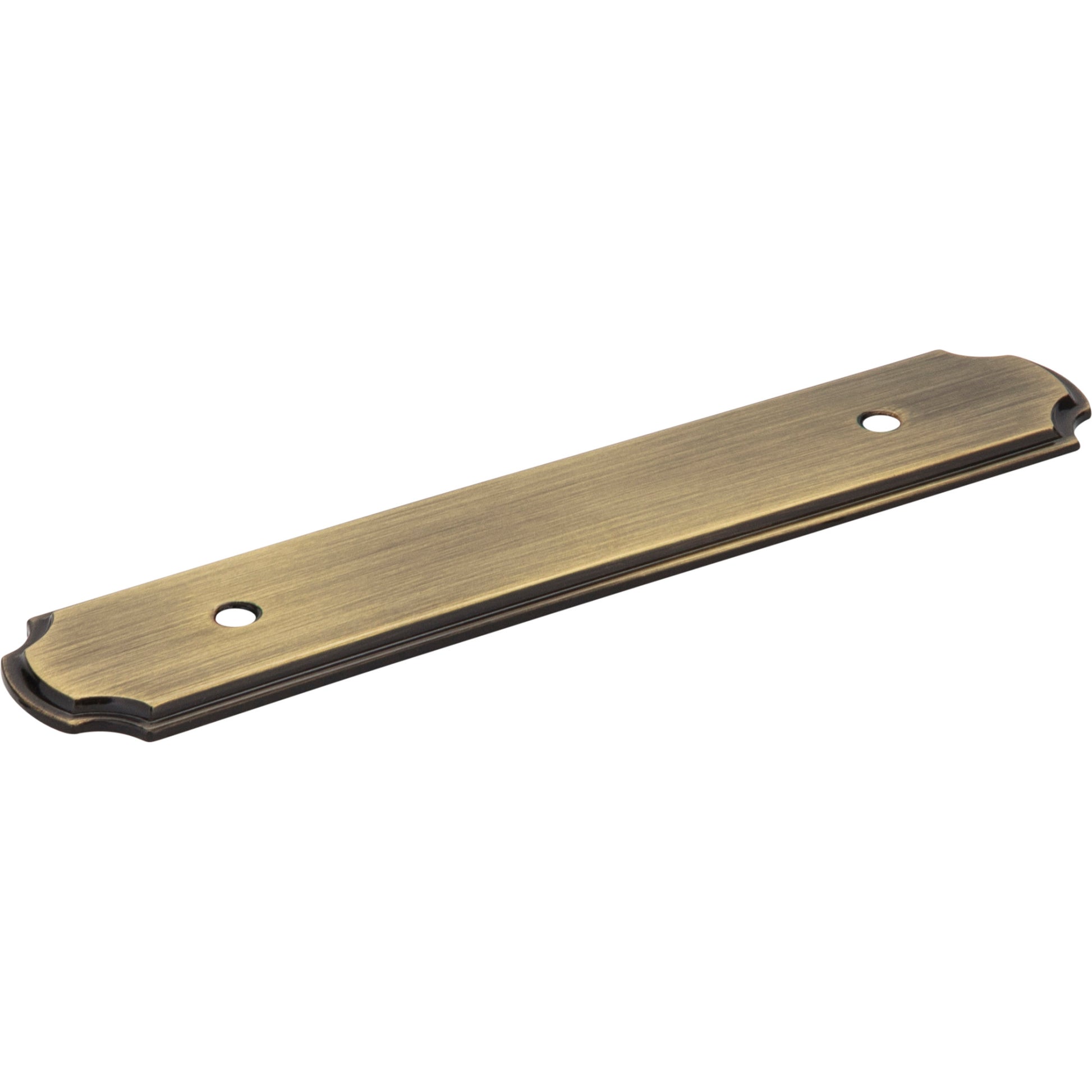 JEFFREY ALEXANDER B812-96AB 6-1/8" O.L. (96 mm Center-to-Center) Brushed Antique Brass Pull Backplate