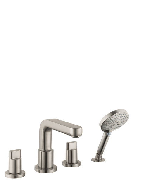 HANSGROHE 31433821 Brushed Nickel Metris S Modern Tub Filler 1.75 GPM