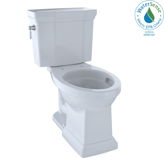 TOTO CST404CUFG#01 Promenade II 1G Two-Piece Elongated 1.0 GPF Universal Height Toilet with CEFIONTECT , Cotton White