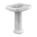 TOTO LPT970.8#01 Guinevere 27-1/8" x 19-7/8" Rectangular Pedestal Bathroom Sink for 8 Inch Center Faucets , Cotton White