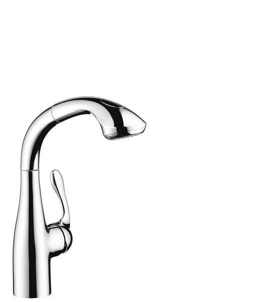 HANSGROHE 04067000 Allegro E Prep Kitchen Faucet, 2-Spray Pull-Out, 1.75 GPM in Chrome