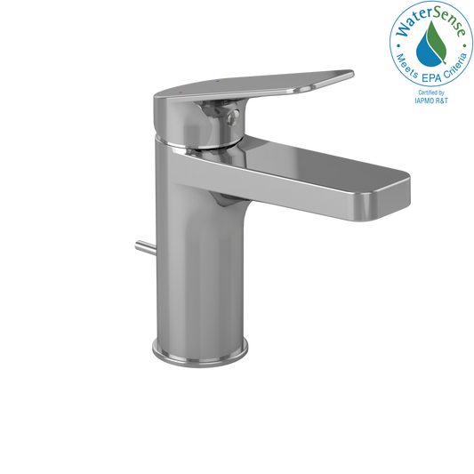 TOTO TL363SD12R#CP Oberon S Single Handle 1.2 GPM High-Efficiency Bathroom Sink Faucet , Polished Chrome