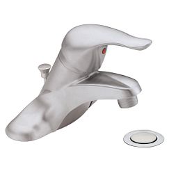 MOEN L4621BC Chateau Brushed Chrome One-Handle Bathroom Faucet