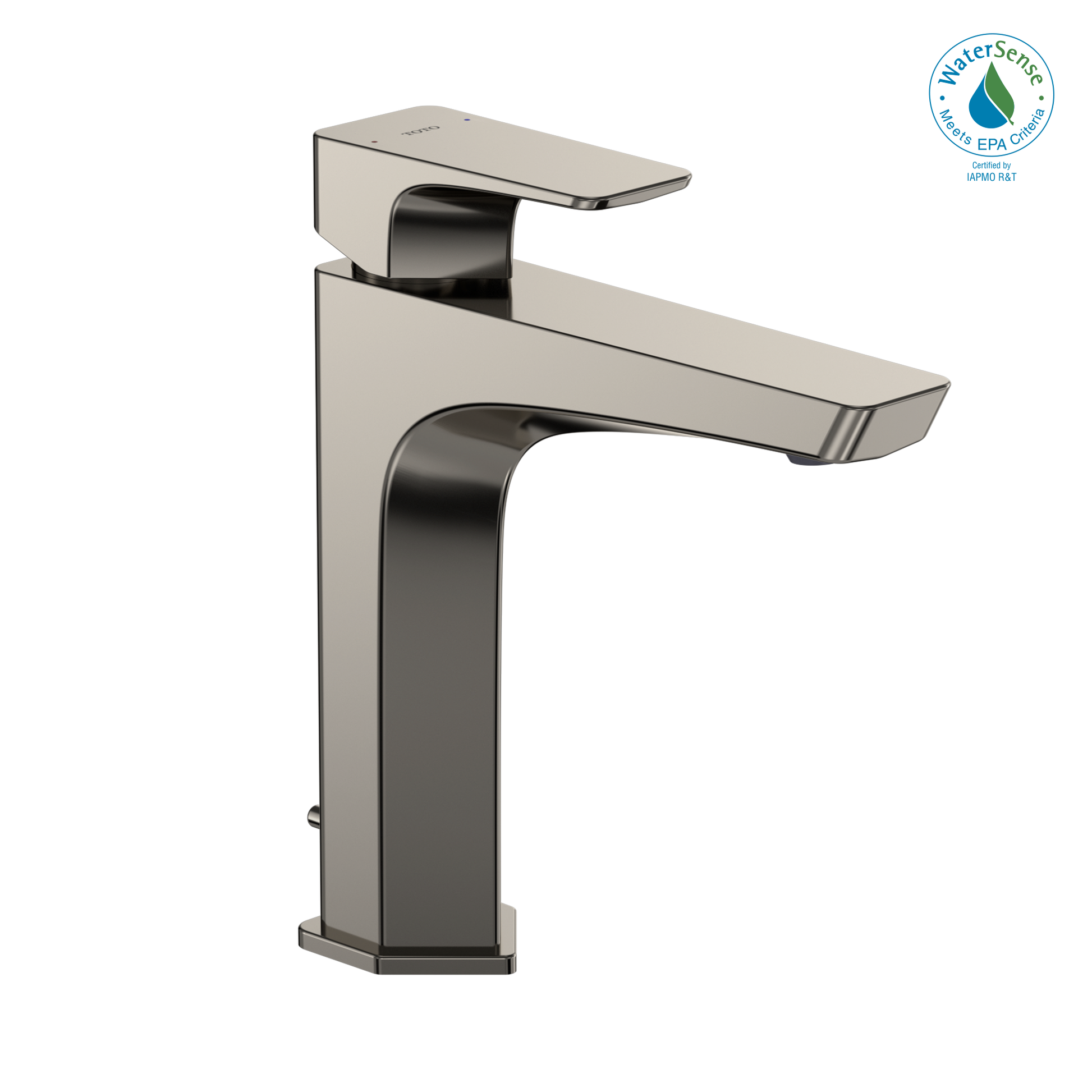 TOTO TLG07303U#PN GE 1.2 GPM Single Handle Semi-Vessel Bathroom Sink Faucet with COMFORT GLIDE Technology , Polished Nickel