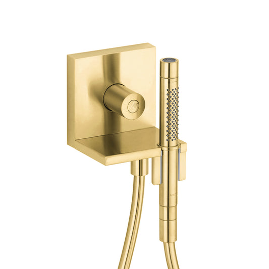 AXOR 12651251 Brushed Gold Optic ShowerSolutions Modern Handshower Set 1.75 GPM