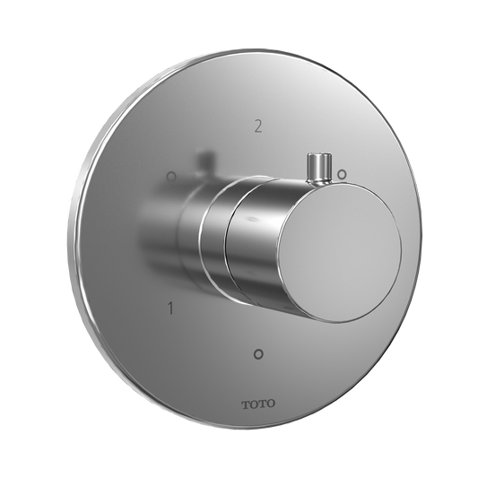 TOTO TBV01102U#CP Round Three-Way Diverter Trim with Off , Polished Chrome