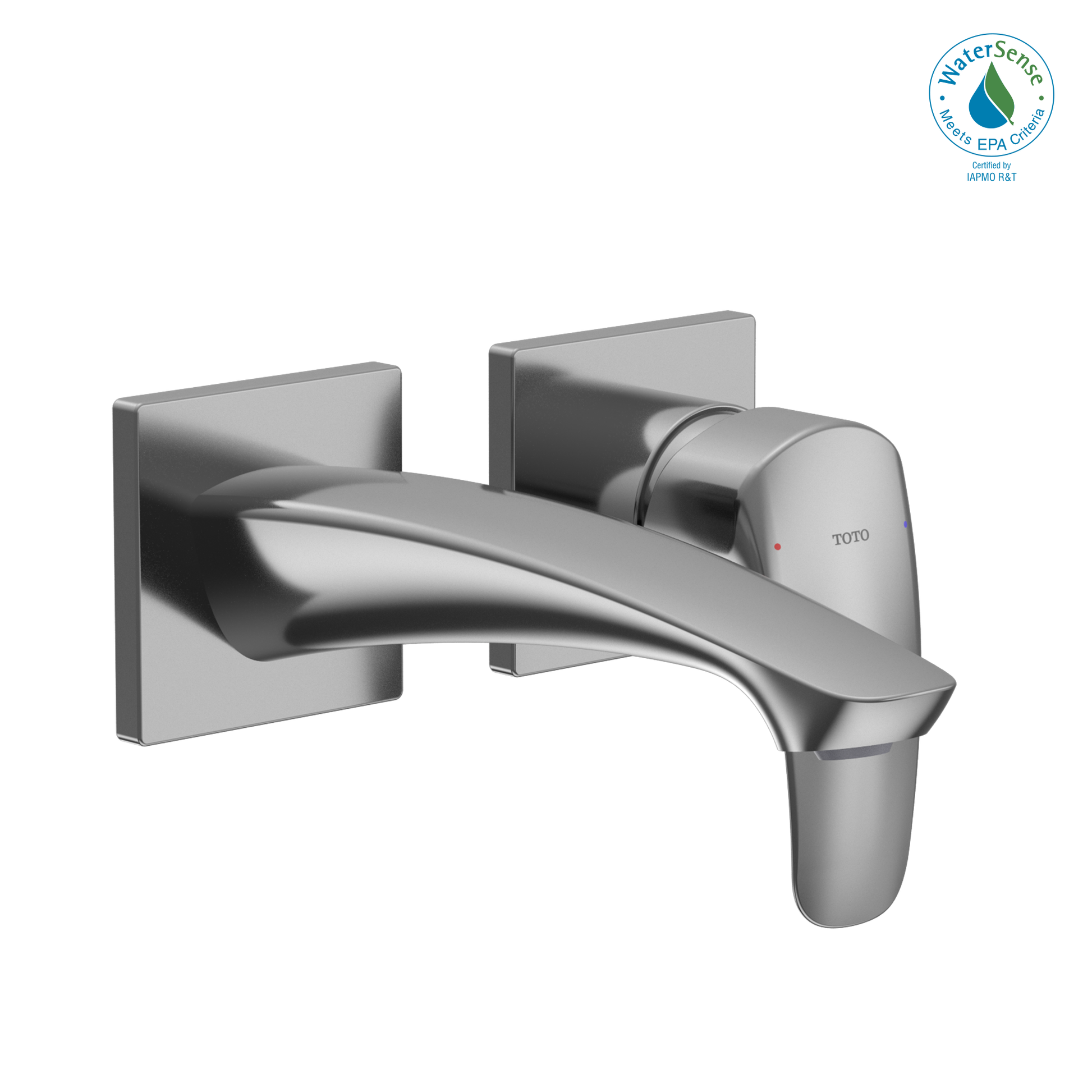 TOTO TLG09307U#CP GM 1.2 GPM Wall-Mount Single-Handle Bathroom Faucet with COMFORT GLIDE Technology , Polished Chrome