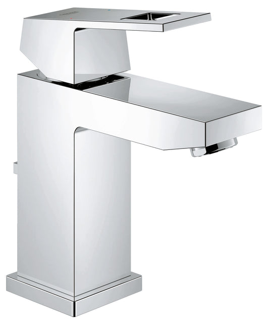 GROHE 2312900A Eurocube Chrome Single Hole Single-Handle S-Size Bathroom Faucet 1.2 GPM