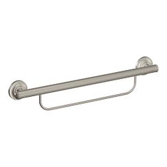 MOEN LR2350DBN Moen Home Care  24" Grab Bar With Towel Bar In Brushed Nickel