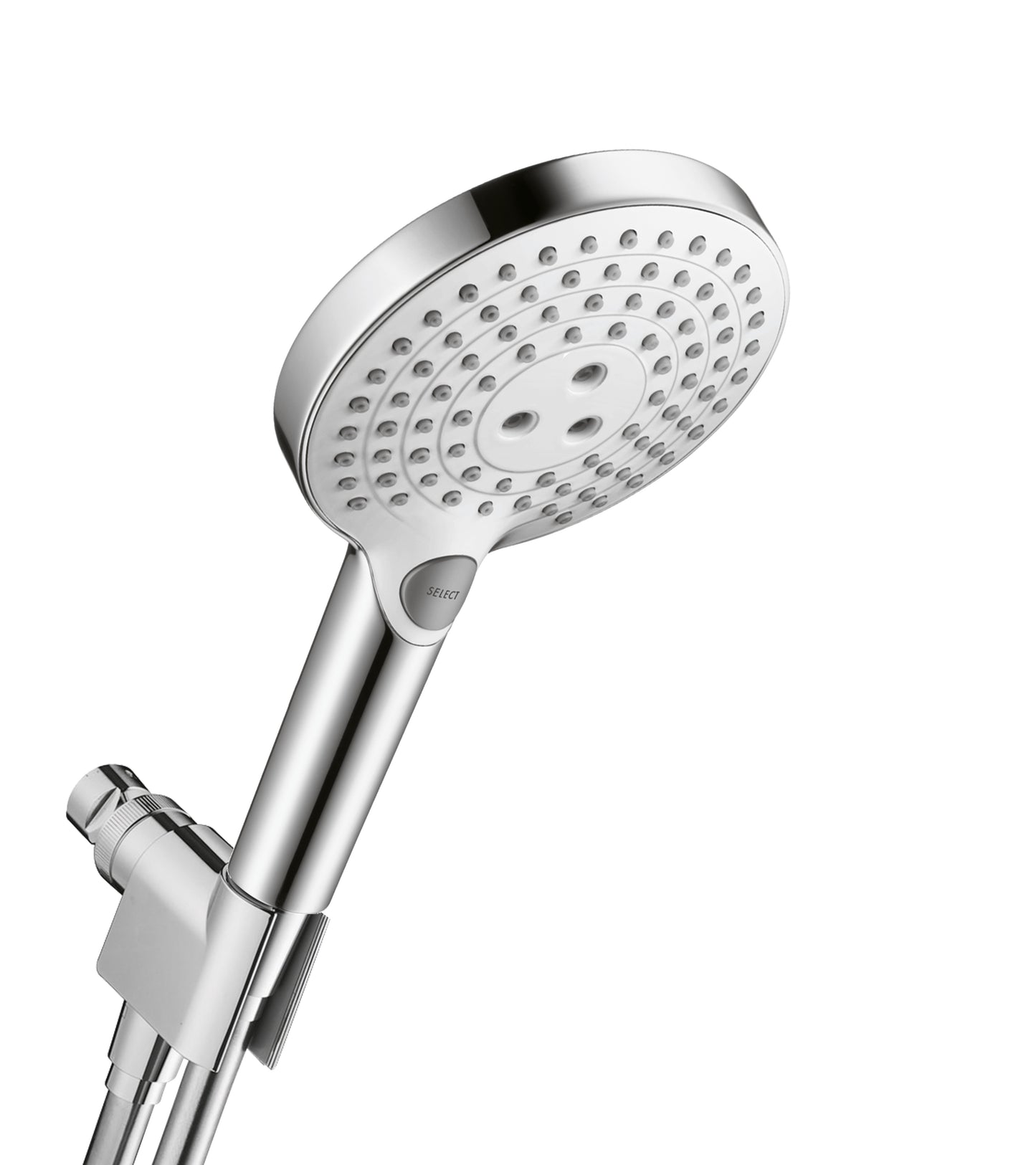 HANSGROHE 04542400 Raindance Select S Handshower Set 120 3-Jet, 2.5 GPM in White/Chrome