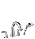 HANSGROHE 06132000 Swing C 4-Hole Roman Tub Set Trim with Lever Handles and 1.8 GPM Handshower in Chrome