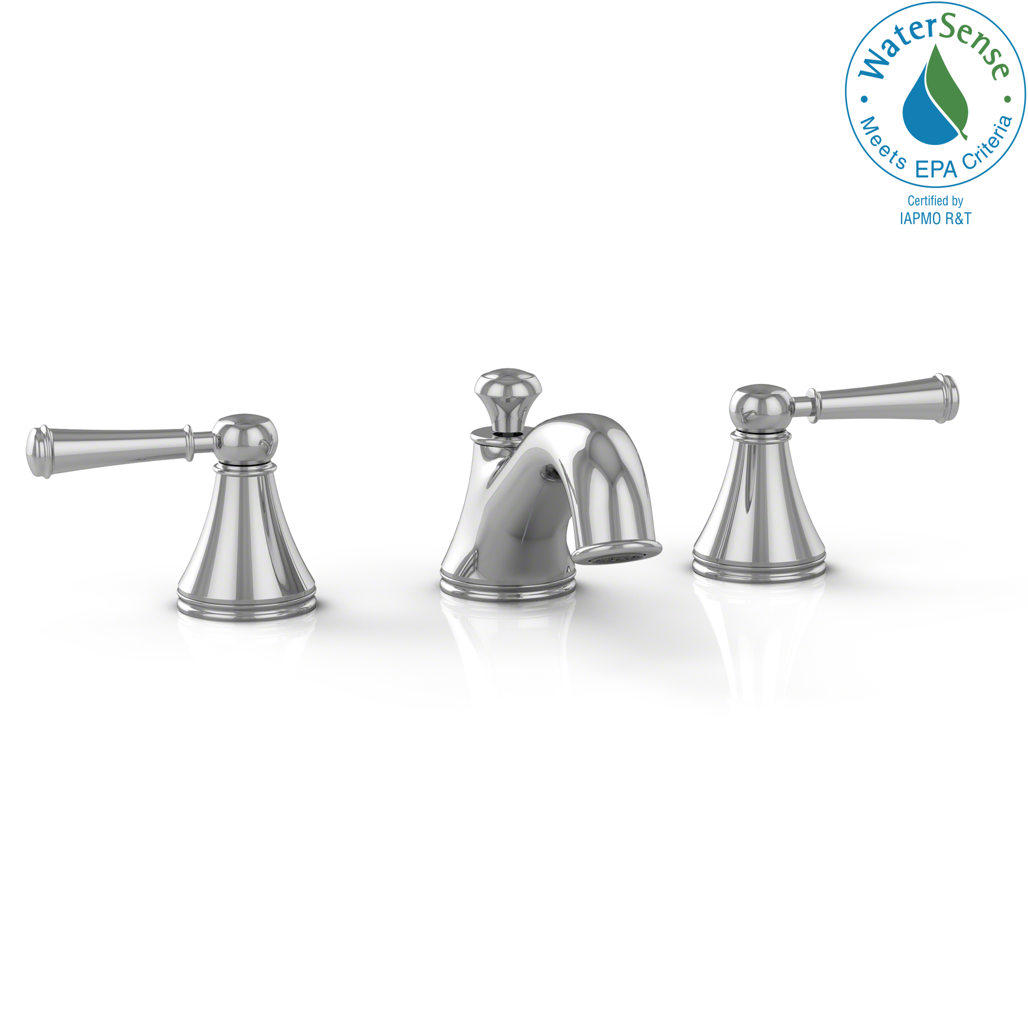 TOTO TL220DD112#CP Vivian Two Handle Widespread 1.2 GPM Bathroom Sink Faucet , Polished Chrome