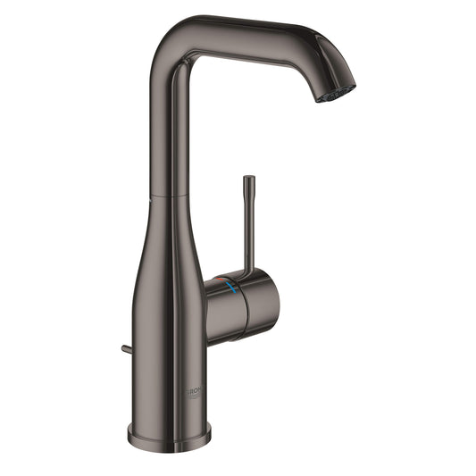 GROHE 23486A0A Essence New Hard Graphite Single Hole Single-Handle L-Size Bathroom Faucet 1.2 GPM