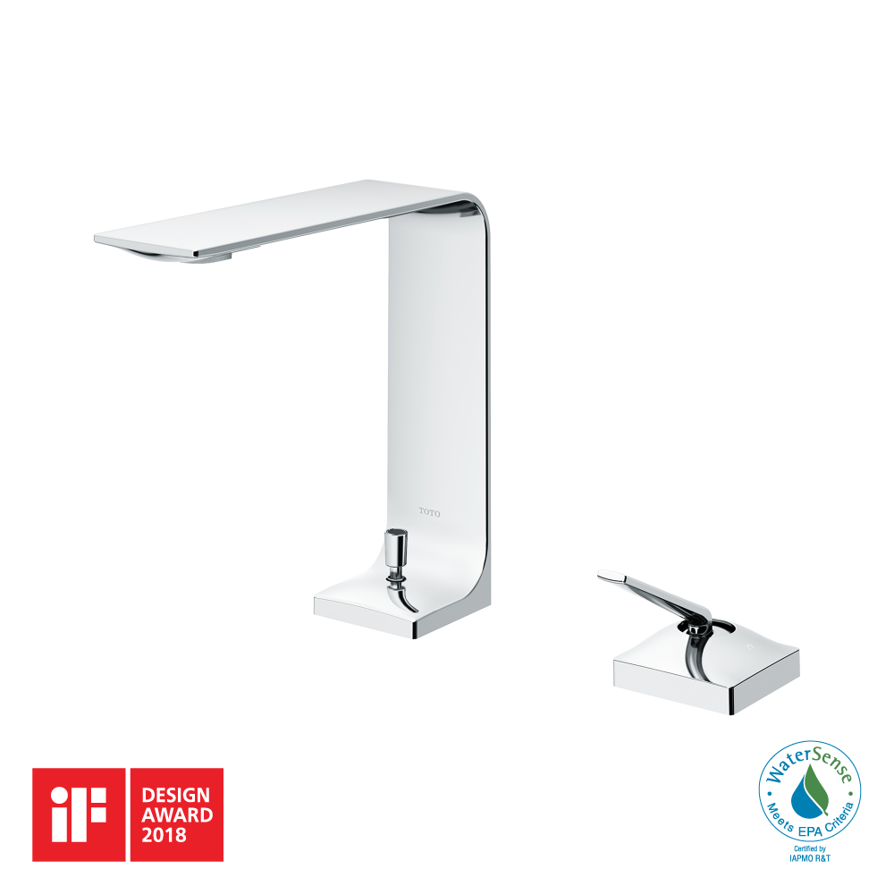 TOTO TLP02304U#CP ZL 1.2 GPM Single Handle Semi-Vessel Bathroom Sink Faucet with COMFORT GLIDE Technology , Polished Chrome