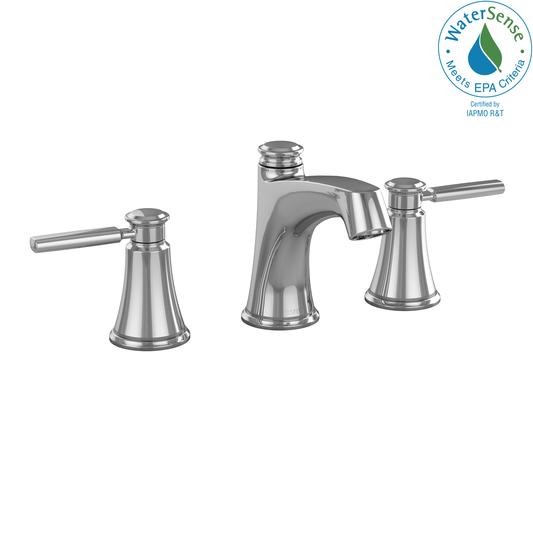 TOTO TL211DD12R#CP Keane Two Handle Widespread 1.2 GPM Bathroom Sink Faucet , Polished Chrome