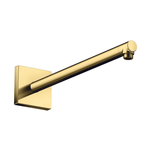 AXOR 26436991 ShowerSolutions Polished Gold Optic Showerarm Square, 15"