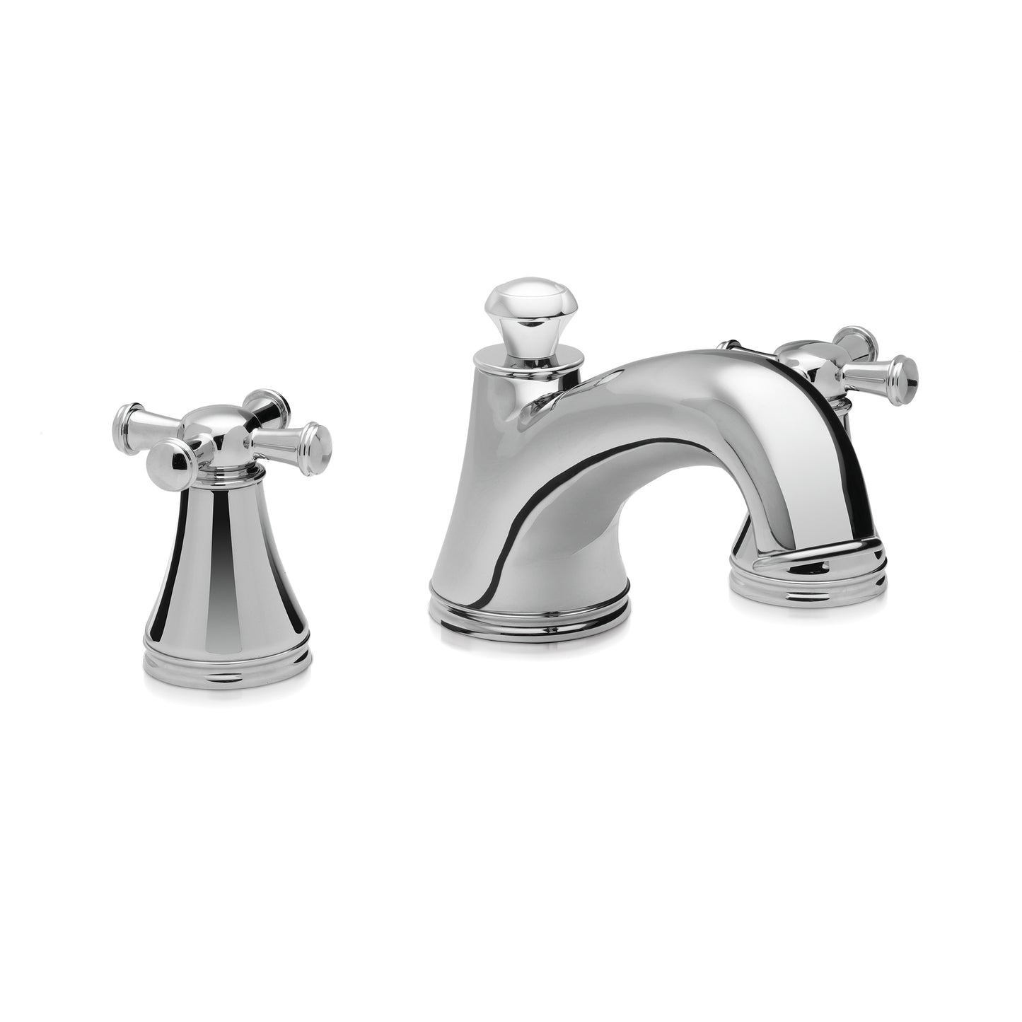 TOTO TB220DD#CP Vivian Two Cross Handle Deck-Mount Roman Tub Filler Trim , Polished Chrome