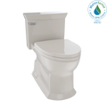 TOTO MS964214CEFG#03 Eco Soiree One Piece Elongated 1.28 GPF Universal Height Skirted Toilet with CEFIONTECT , Bone