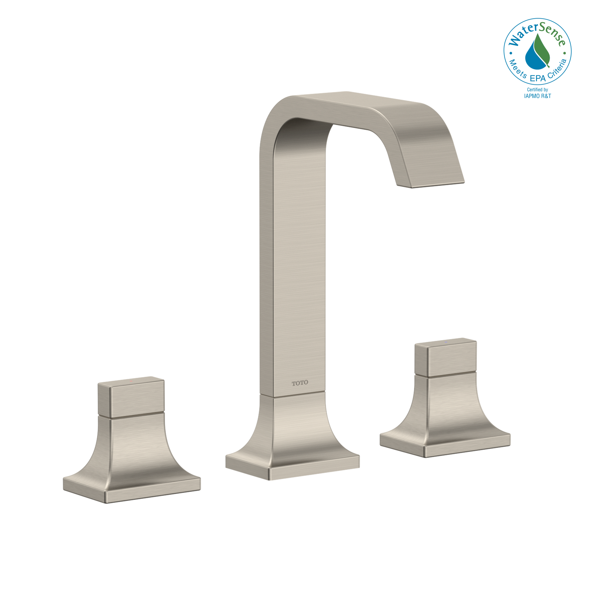 TOTO TLG08201U#BN GC 1.2 GPM Two Handle Widespread Bathroom Sink Faucet , Brushed Nickel